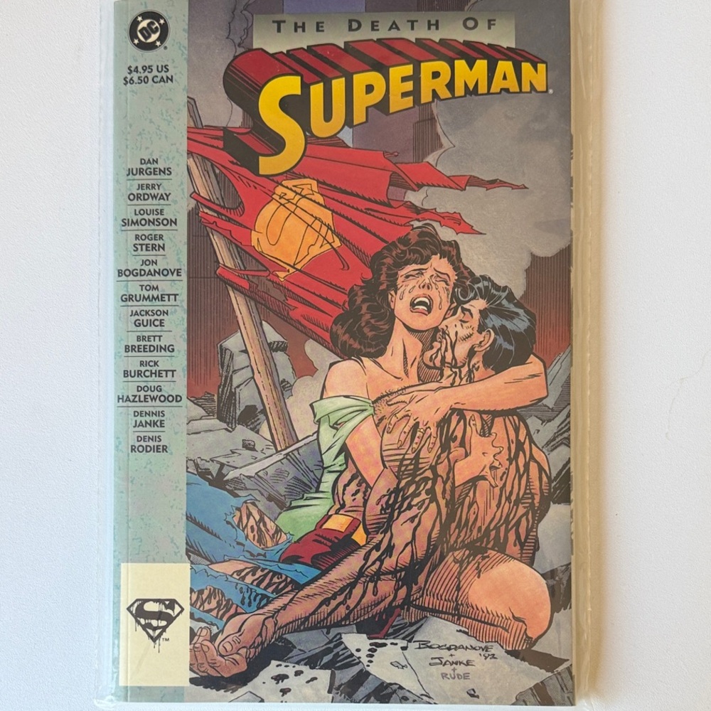 Superman Vintage comic NEW DC Comics The Death of Superman Comic